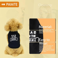 Discover Cozy Cotton Canine Wear: Soft, Lightweight - L-(15~23lb) | Chest(~20") / Grey-Bad bone - image 4
