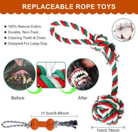 HOPET Dog Outdoor Bungee Hanging Toy - Orange - image 3