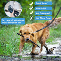 Vivifying Waterproof Long Dog Leash - 20ft / Black - image 3
