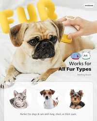 [PETHROOM] Cat Brush for Shedding Cats,Dogs, Kitten | Gentle Deshedding & Grooming Tool for Short or Long Hair | Safe Massage Brush for Sensitive Skin | Sturdy, Durable, and Portable