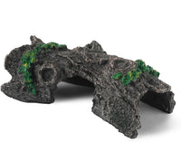 IBWell Aquarium Wood Fish Tank Decorations，Resin Fake Logs Terrarium - 6.3"*2.0"*8.9"