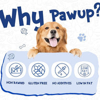 Cod Fish Skin Braids Dog Treats Natural Dried Dog Snacks Sticks, High Omega-3 Single Ingredient Cod Skin Chews w/Taurine, 7 oz