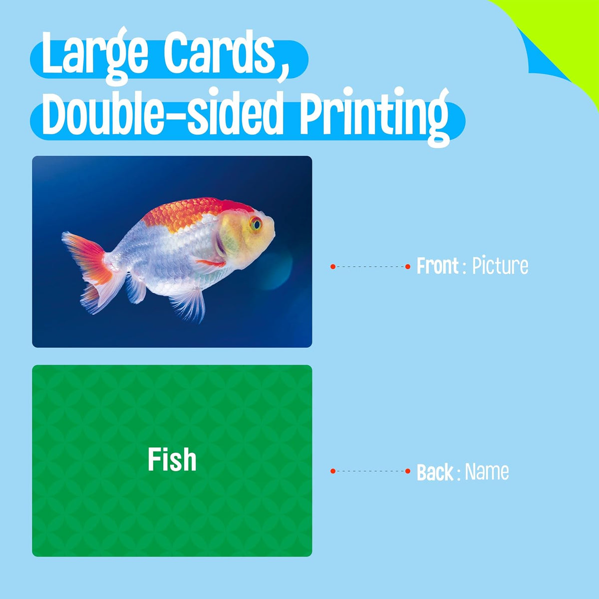 SpriteGru 50 double-sided verb flashcards with action pictures - view 17