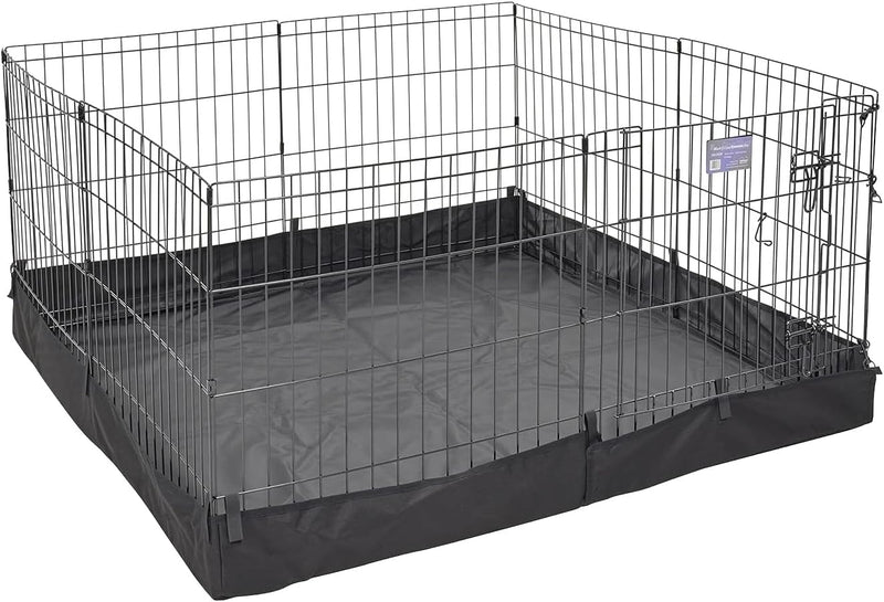 MidWest Homes for Pets Square Exercise Pen Fabric Mesh Bottom – Essentials for Dogs
