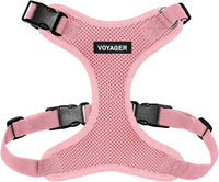 Voyager Step-in Lock Dog Harness, Pink - Harness (Pink) / M (Chest: 17 - 21")