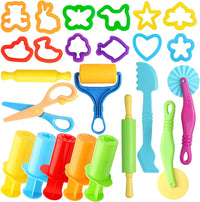 Dough Tools 55 PCS Dough Play Tools Set for Kids - 24 pcs