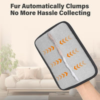 Upgraded Pet Hair Removal Glove - Reusable Electrostatic Fur Remover for Furniture, Clothes, Carpet & Car, Ideal for Dogs & Cats
