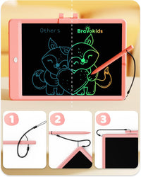 10 Inch LCD Writing Tablet for 3-8 Year Olds - Pink / 10 inch (Pack of 3) - image 2