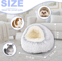 Guinea Pig Hideout, Doughnut Guinea Pig Bed - Grey - image 4
