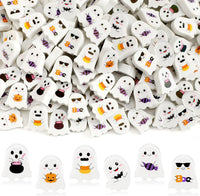 JUNEBRUSHS 150Pcs Fall Mini Erasers - Ghost Style