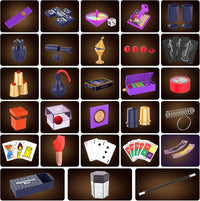 Nicella magic kit for kids with 35 magic props and cards - view 2