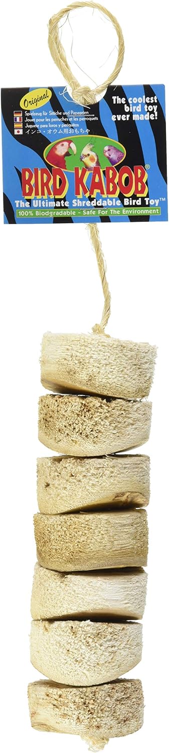 Bird Kabob Pet Mini Shreddable Bird Toy – Essentials for Birds - Original - image 2
