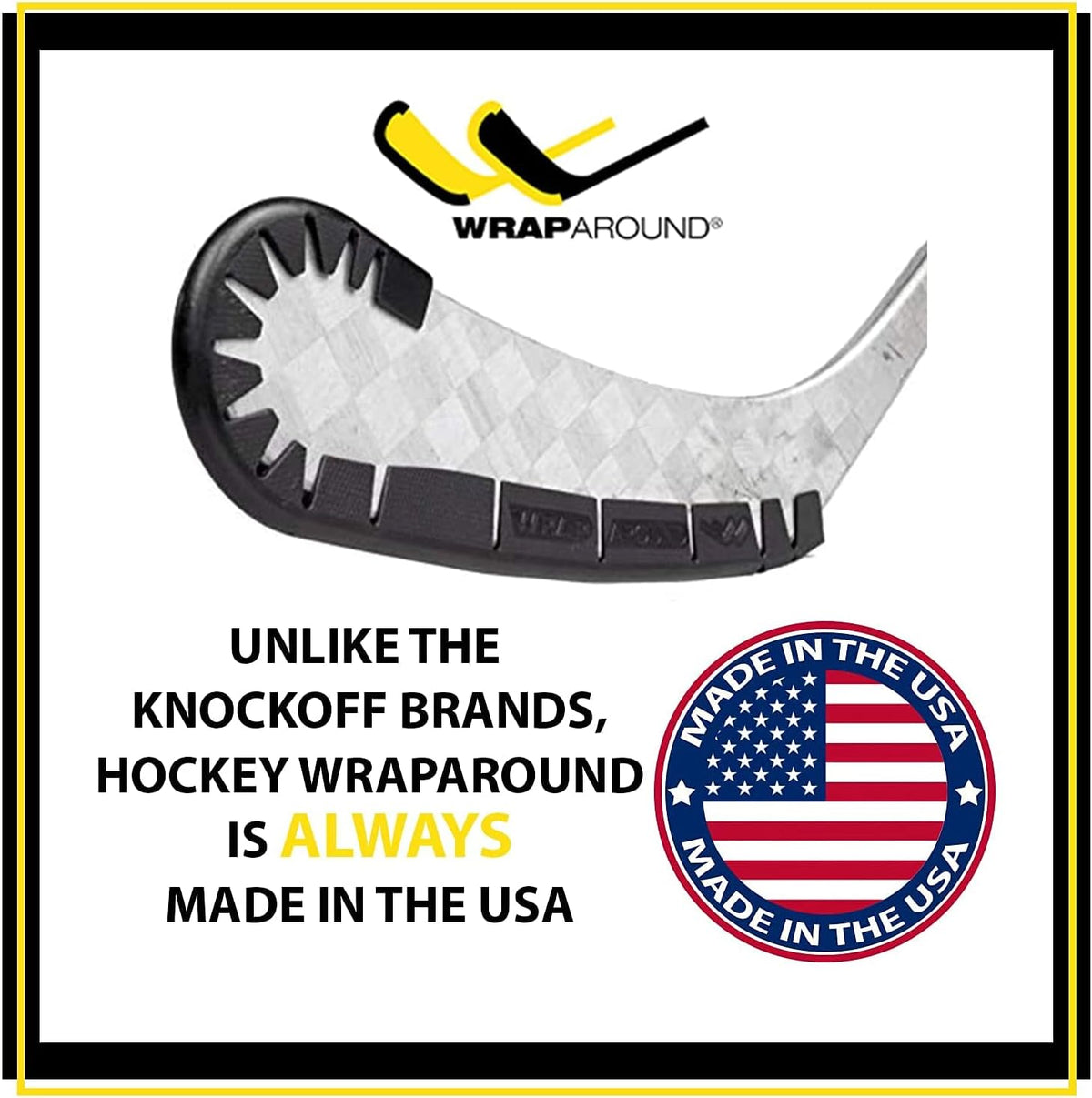 Wraparound Hockey Stick Blade Protector for Off Ice Training - White / 3 Pack - image 2