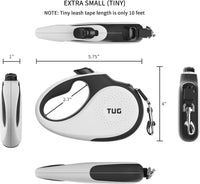 TUG Original Retractable Dog Leash - White / Tiny - image 3