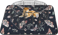 IEUUMLER Washable Pee Pads for Dogs, 1 Pack Insect Pattern Reusable Waterproof Puppy Potty Pads, Non-Slip Absorbent Pet Training Pads for Playpen Crate Bed EU014