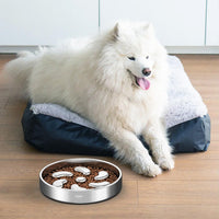 Feedoo Slow Feeder Dog Bowl-2Cups for Medium Breeds - Spiral-1Pack / L 3~3.5Cups - image 4