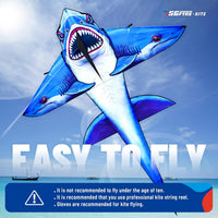SGftre Delta Kite for Kids & Adults，Extremely Easy to Fly - Blue,Green - image 4