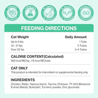 Dr.by Cat Breath Bronchial Supplements Cat Sneezing Treatment Asthma Cold Cough Nose Relief Respiratory&Immune Support with TF-343-30 lickable Formula Individually Packaged, Chicken (1 Pack (8.5OZ))