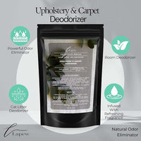 Fresh Linen Breeze Carpet Freshener Powder: Powerful Odor Eliminator for Home, Upholstery Deodorizer, Carpet Deodorizer, Pet Urine, Cat Litter Box - Fresh Linen Breeze Fragrance