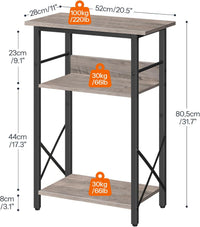 HOOBRO 10 Gallon Aquarium Stand - Greige + Black - image 3