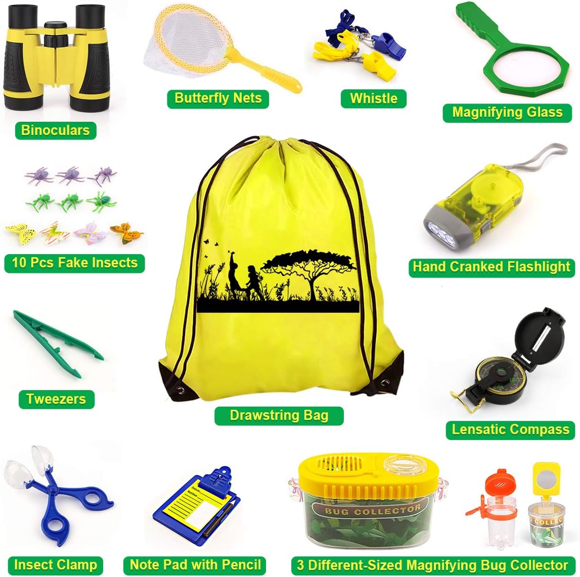24 Pcs Kids Explorer Kit & Bug Catcher Kit for Kids - image 4