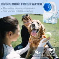 Ziliny 1 Pcs 3 Quart No Spill Dog Travel Water Bowl Portable for Car - 1 - image 3