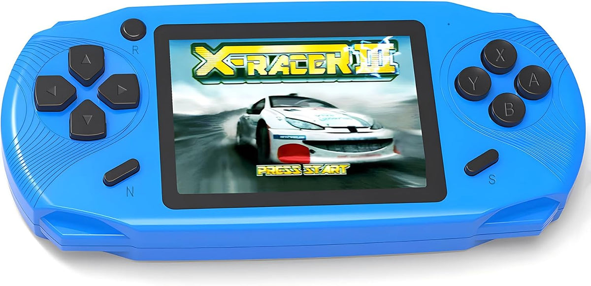 Beijue 16 Bit Handheld Games for Kids Preloaded 220 Retro Video Games - Blue