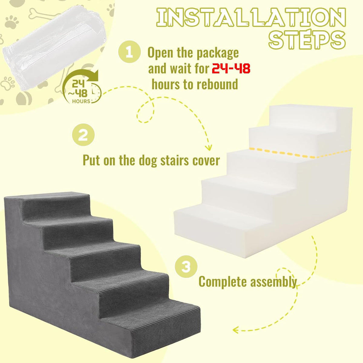 Dog Stairs for Small Dog and Cats - image 3