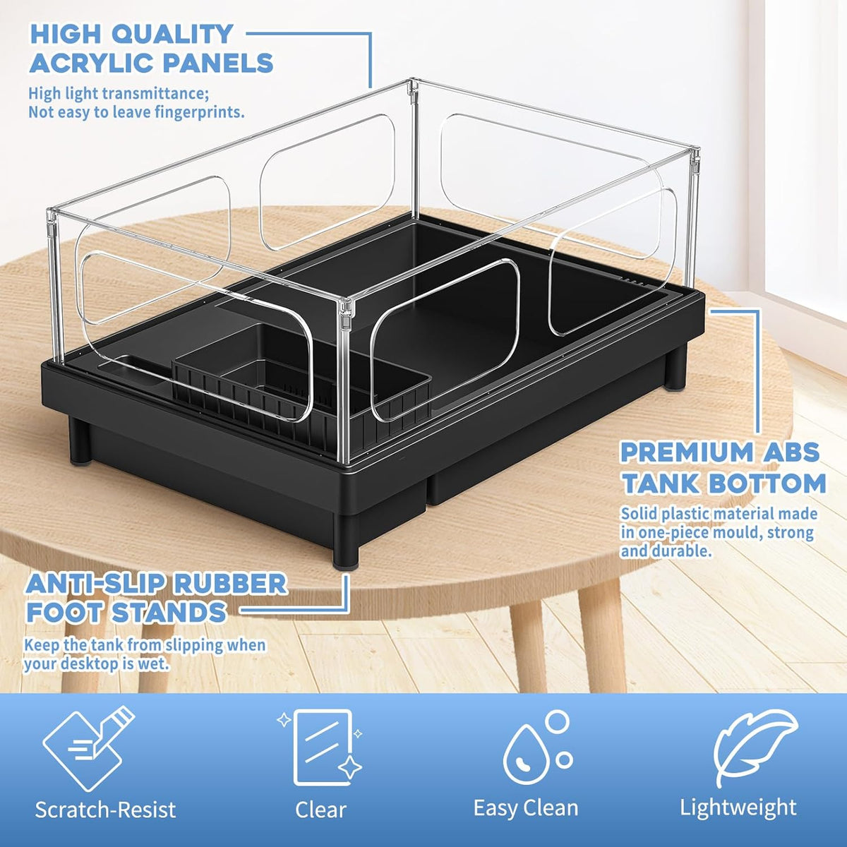 MoonOrange Small Turtle Tank Kit - Black Tank - image 2
