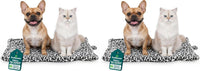 FurHaven ThermaNAP Self Warming Cat Mat - Small - 22"L x 17"W (Pack of 2) / Snow Leopard