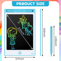 Zhehao LCD writing tablets for kids, 32 colorful 8.5 inch erasable doodle boards - view 14