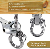 BeneLabel heavy duty stainless steel swing hangers with bearings, set of 2 - view 14