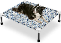 Elevated Dog Bed with Bolster - 4 side / Medium