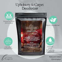 Cozy Cinnamon & Apple Carpet Freshener Powder Refill 36 oz | Powerful Odor Eliminator for Home | Upholstery Deodorizer | Carpet Deodorizer | Pet Urine | Cat Litter Box