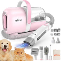 Afloia 6-in-1 Dog Grooming Vacuum Kit - Pink