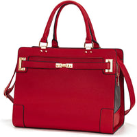Fashion Pet Carrier Dog Cat Carrier Purse Soft-Sided Leather Handbag - Red