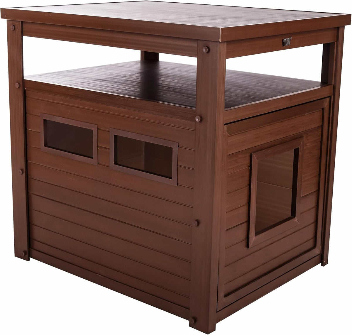 New Age Pet ECOFLEX Litter Loo Enclosure - Brown / Jumbo