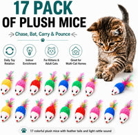 FYNIGO Cat Mouse Toys 17 Pack - image 2