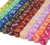 AUSTOR 100 Pcs 6 Sided Game Dice Set - 100 Pieces Round C - image 3