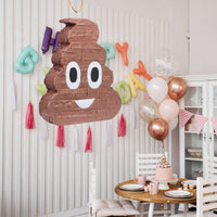 EnriQ Halloween pumpkin pinata in bright tissue paper, 17 x 13 inches - view 4