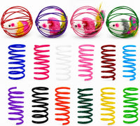 Cat Toys for Indoor Cats, 20 Packs Cat Toys Balls – Essentials for Cats - Mouse Balls 16Pcs