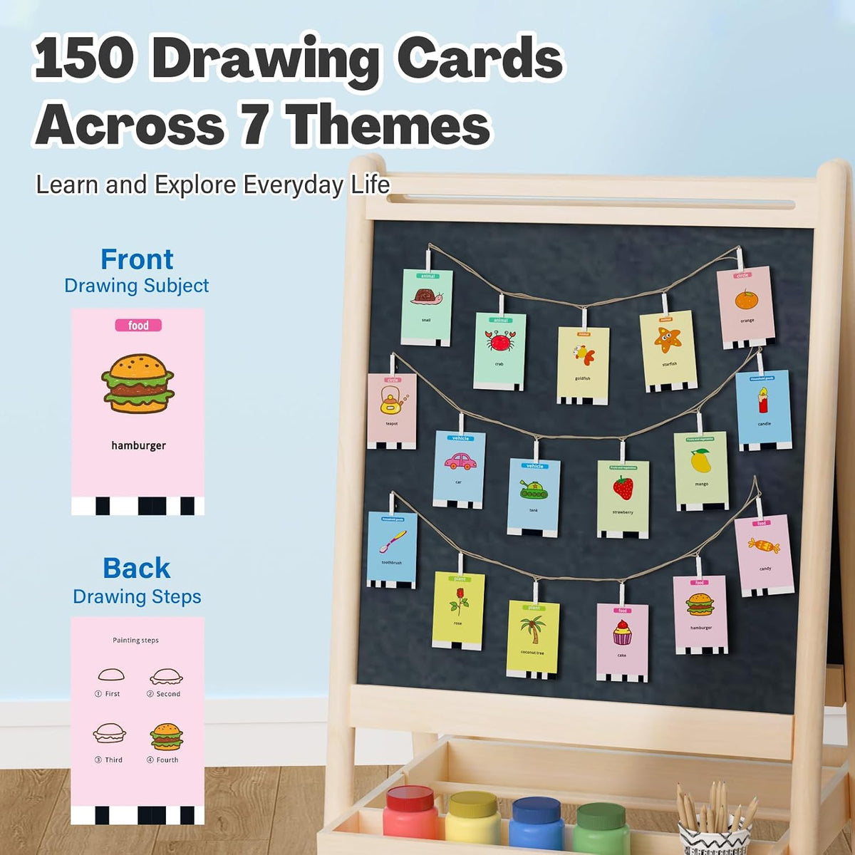 RIVGOT Drawing Robot for kids 150 Cards - image 4