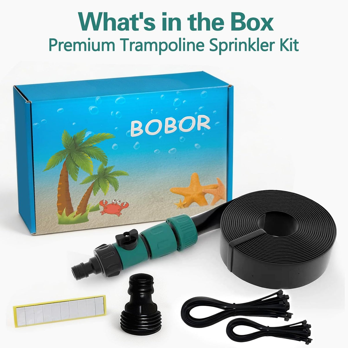 Bobor Trampoline Sprinkler for Kids - image 4