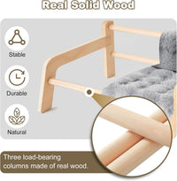 Elevated Cat Couch Bed for Indoor Cats - Gray - image 4