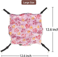 Straps are Adjustable Sugar Glider Pouch Hammock Bed Bedding - Brown Pink - image 3