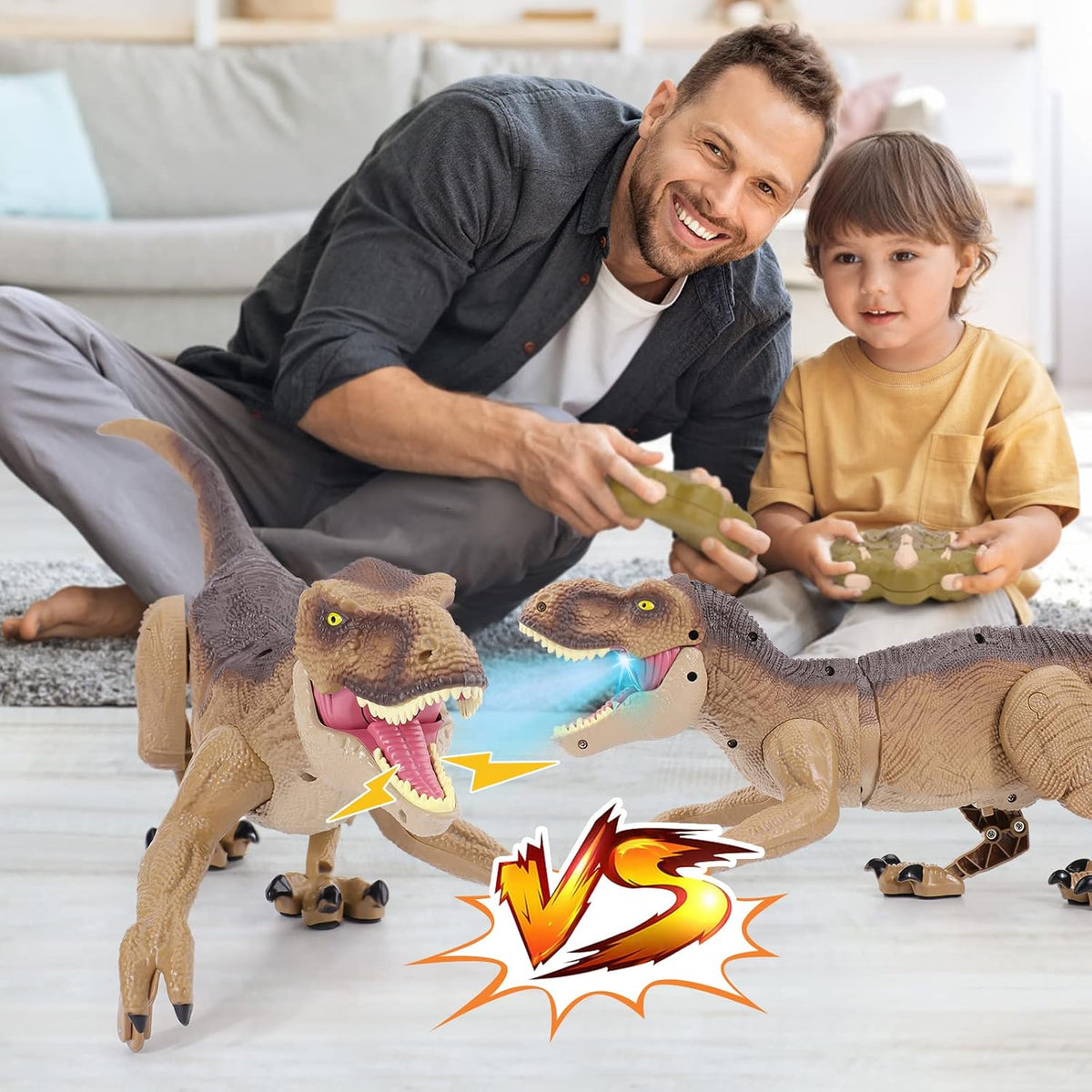 VERTOY Remote Control Dinosaur Toys for Kids - T-rex - image 2