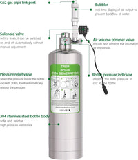 2L Aquarium Co2 System with Pressure Gauge for Aquarium Plants – Essentials for Fish - 2L-Single Gauge - image 3