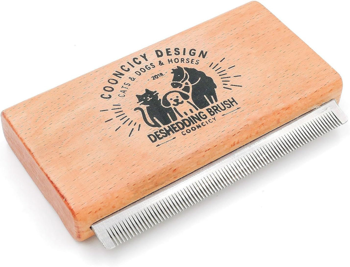 Deshedding Brush for Cat & Small Pets – Essentials for Cats - brown / Medium for dogs