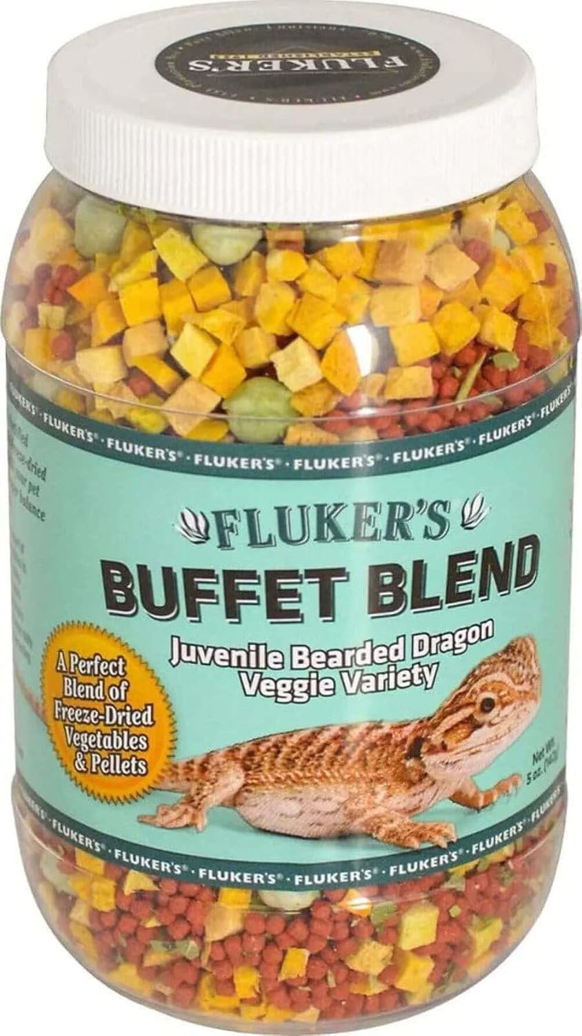 Fluker's Flukers 1 Piece Juvenile Bearded Dragon Veggie Variety Diet - 9 Ounce (Pack of 1) - image 2