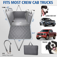 Back Seat Extender for Dogs - XL - for Full Size Crew Cab Truck / Full Size SUV / Grey - image 3